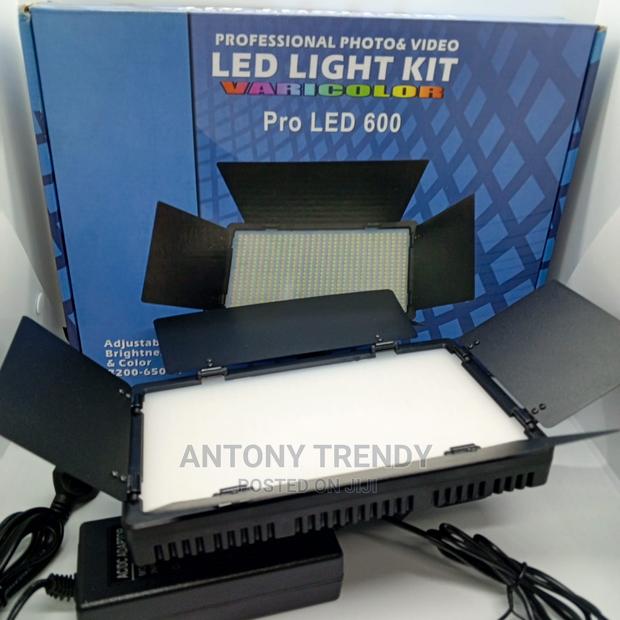 Professional Photo Video Led Light Kit Varicolor 600-bulb