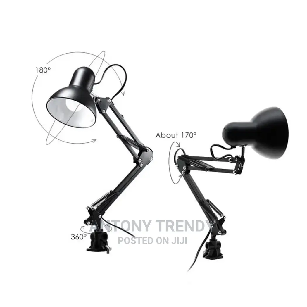 Vintage Desk Lamp With Articulated Arm