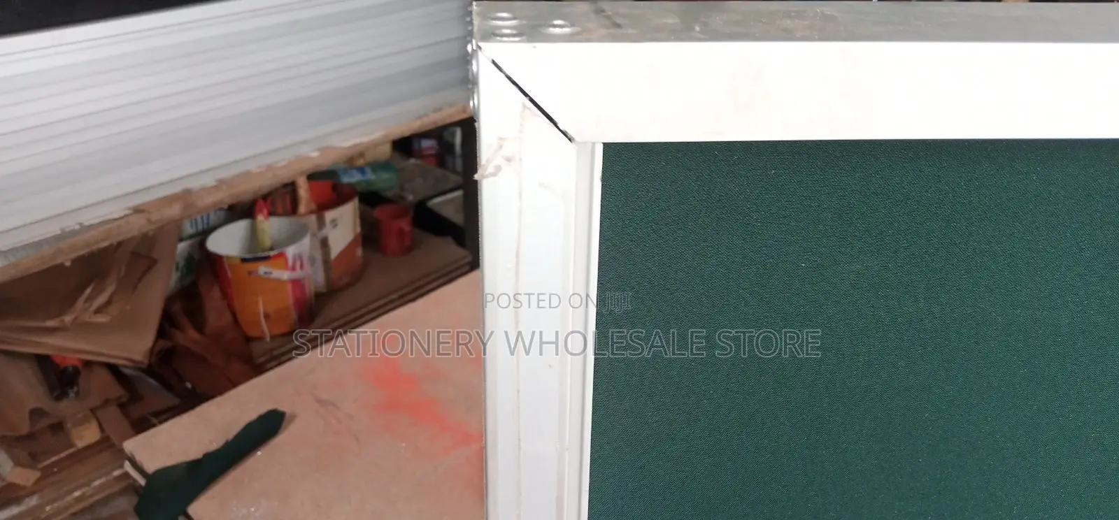 Noticeboard With Glass Sliding Doors Which Are Lockable