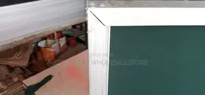 Noticeboard With Glass Sliding Doors Which Are Lockable