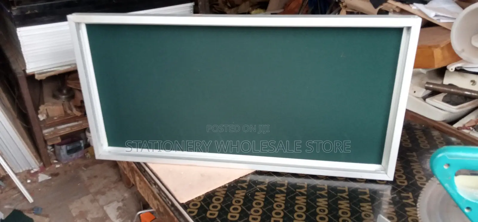 Noticeboard With Glass Sliding Doors Which Are Lockable