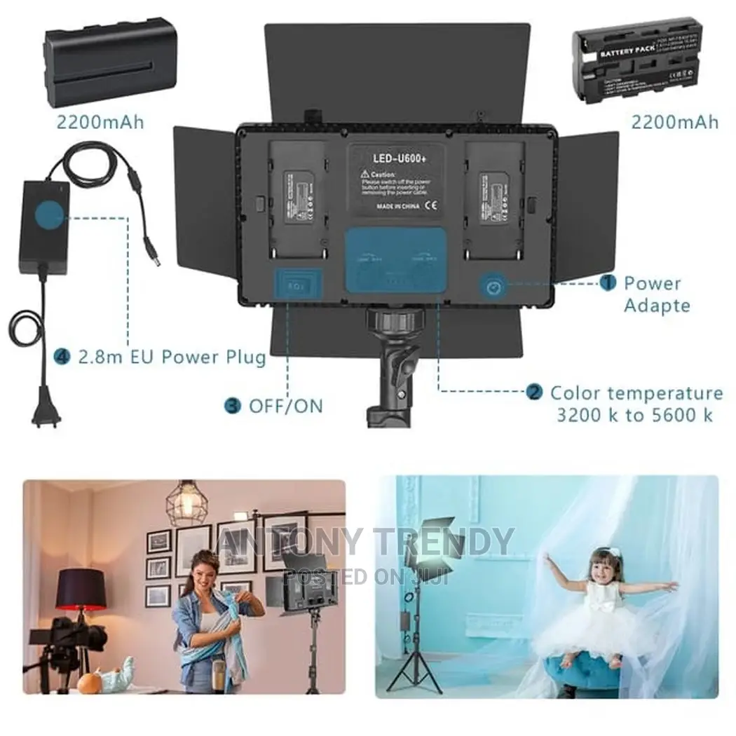 Profesional Photo Video Led Light Kit Varicolor Pro Led