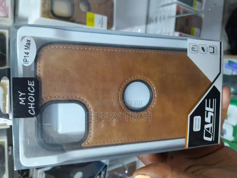 iPhone 14 Max Leather Case, Thin Flexible Soft Grip Luxu