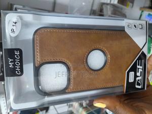 Leather Business Phone Case for iPhone 14 Anti-Slip Scratch - thumbnail 2