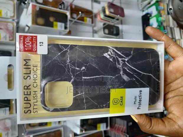 Casely iPhone 13 Case | Black Marble Case | - main view