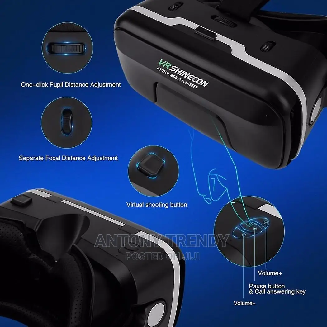 Vr Glasses Stereo Helmet Headset