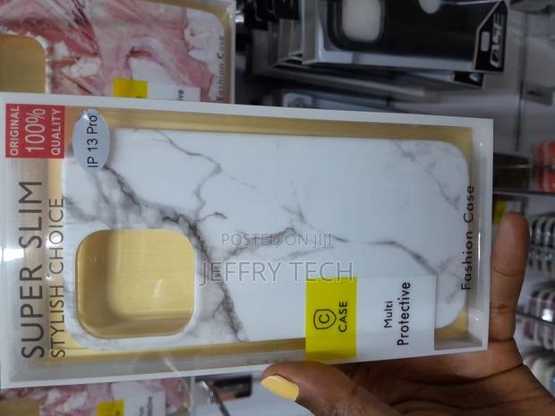 iPhone 13 Pro 6.1 Inch,Unique Grey Marble Print Pattern Aga - main view