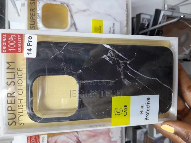 Caviar Designed for iPhone 14 PRO Case Black Marble