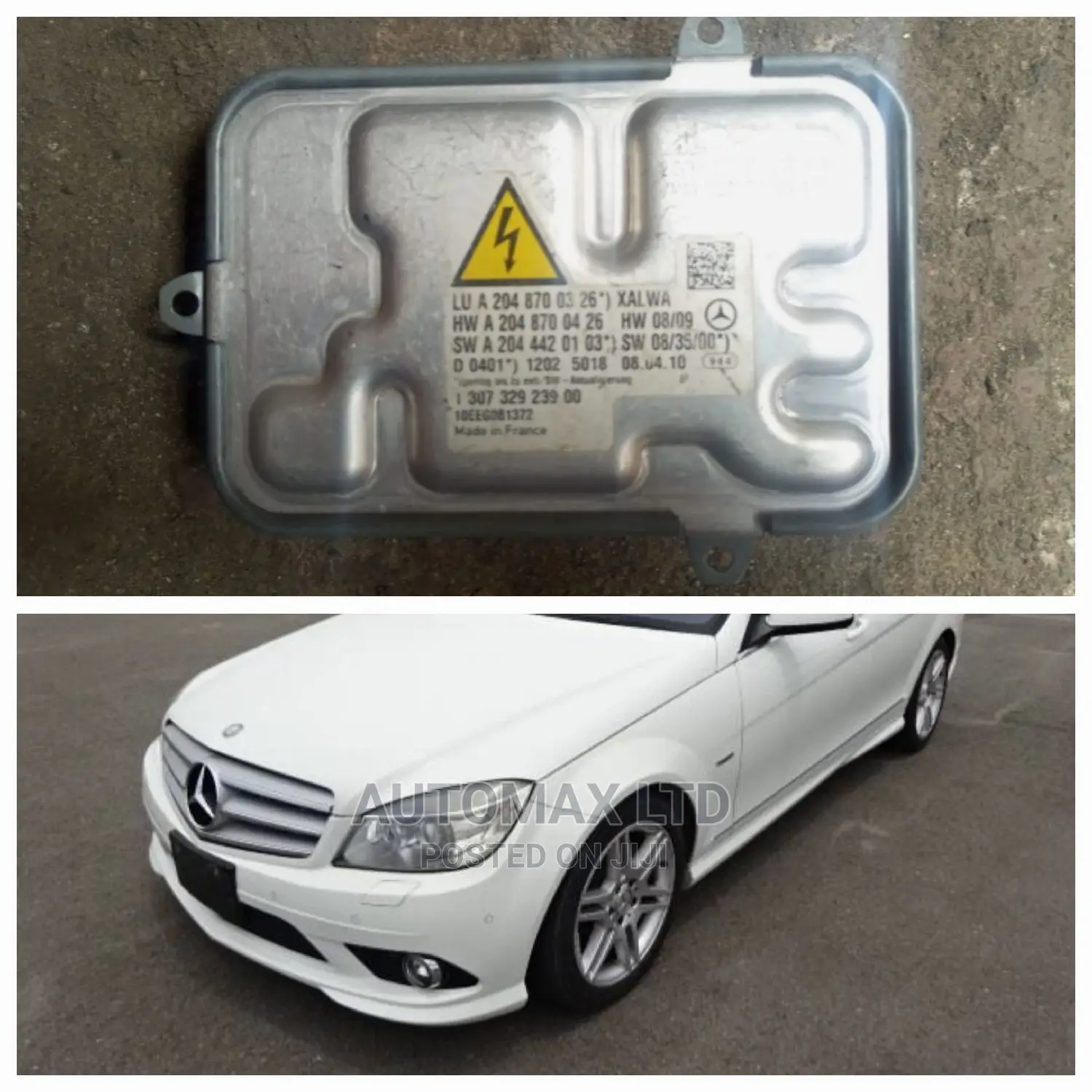 Mercedes Benz C200/W204, Headlight Xenon Ballast /Controller,