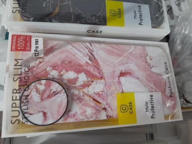 Case Compatible With iPhone 12 Pro Max, Pink Marble Design, - main view