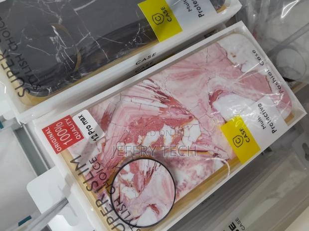 Case Compatible With iPhone 12 Pro Max, Pink Marble Design, - thumbnail 3