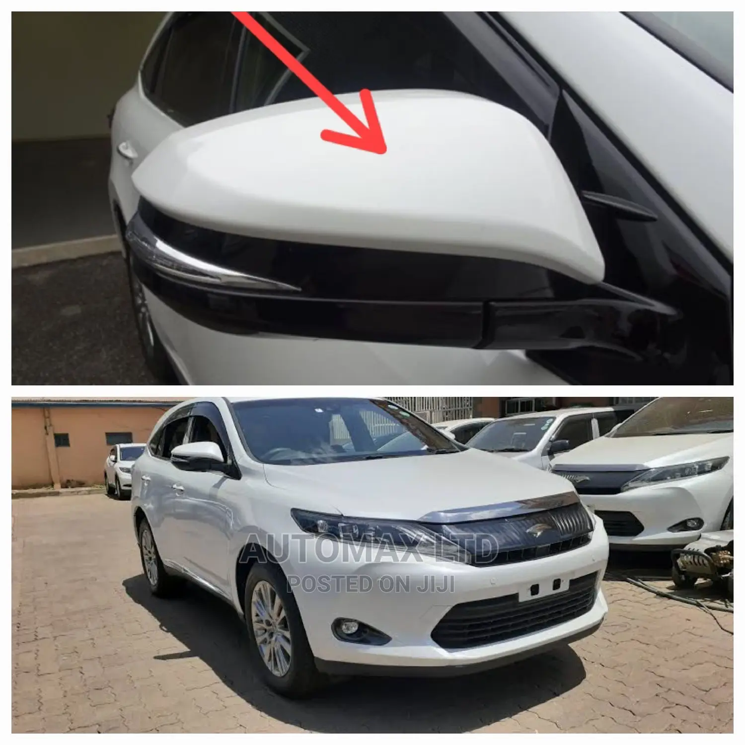 1 PCS Toyota Harrier, YR2016+, Side Mirror COVER ONLY