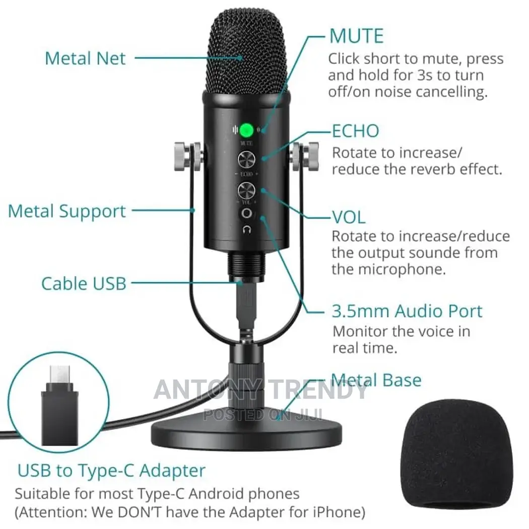 BM-86 Condenser Microphone Studio Audio Recording