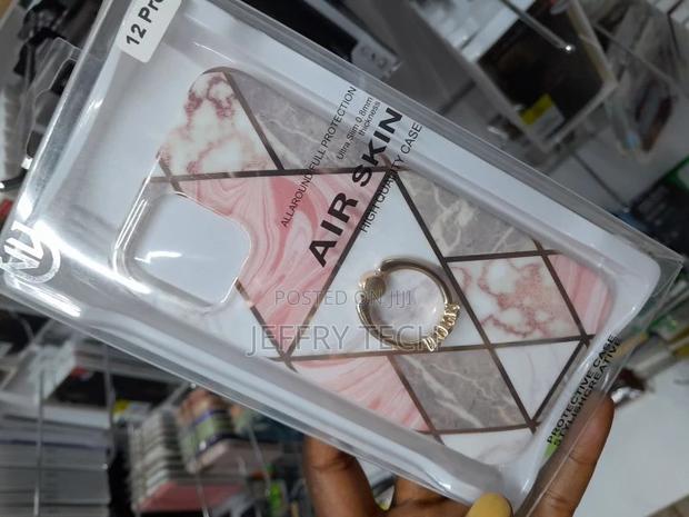 iPhone 12 / 12 Pro Plating Marble Pattern Soft TPU Protectiv - thumbnail 2