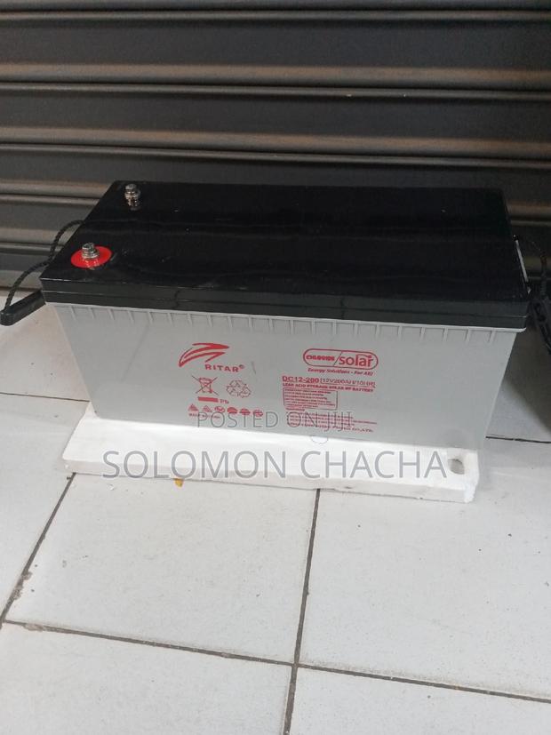 Ritar Chloride 200ah Heavy Duty Backup Battery - thumbnail 2