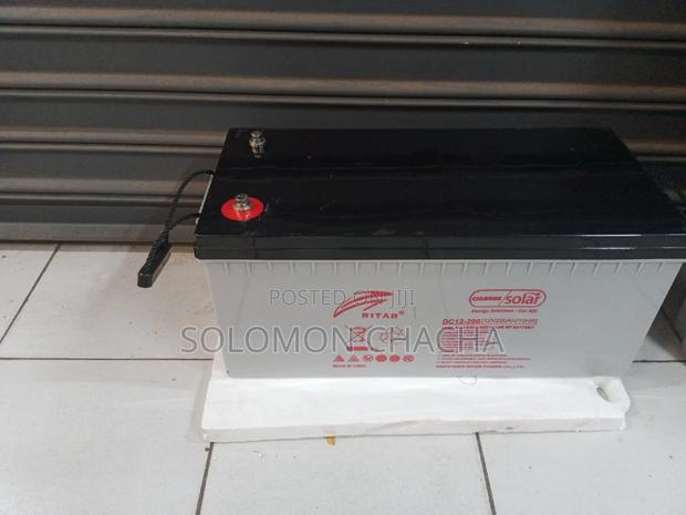 Ritar Chloride 200ah Heavy Duty Backup Battery - thumbnail 4