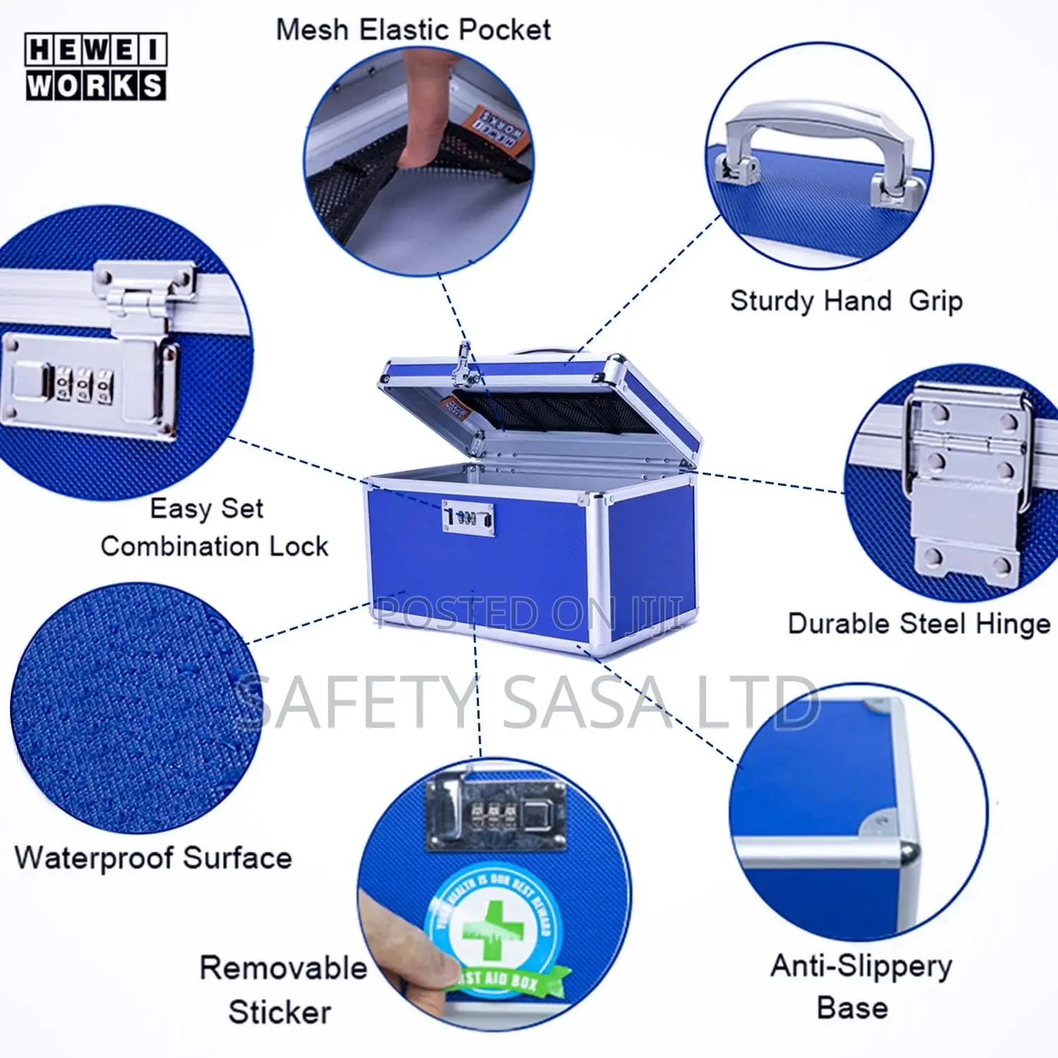 Aluminum First Aid Kit Box First Aid Kit
