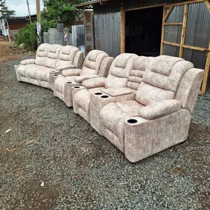 6 Seater Semi-Recliner Sofa