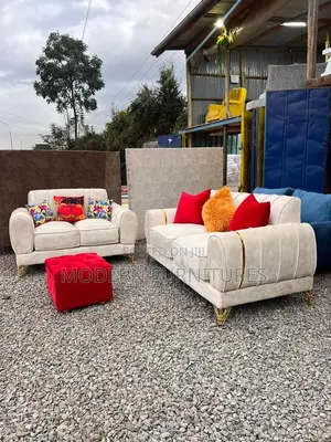 Cream 5 Seater Sofa