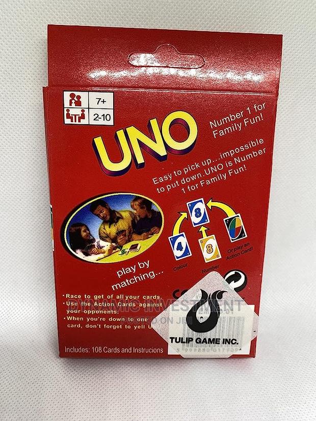 Uno Card Game - main view
