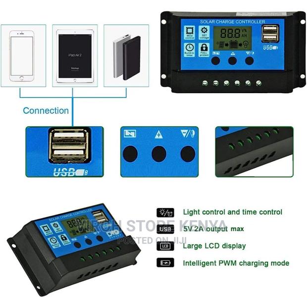 Solar Charge Controller 12v/24v 10A - main view