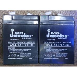 German Jacobs Rechargeable Small Battery 6V 4.5A - thumbnail 2