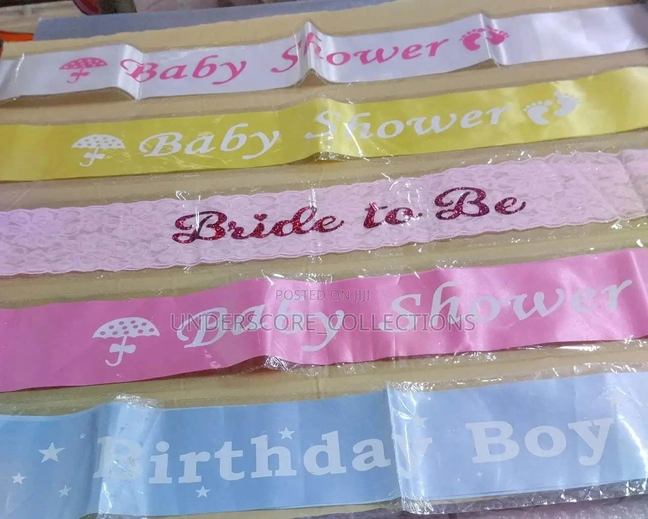 Sash for Weddings, Bride to Be, Birthday and Baby Showers