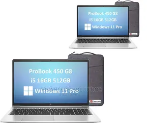 New Laptop HP ProBook 450 G8 8GB Intel Core I5 SSD 256GB