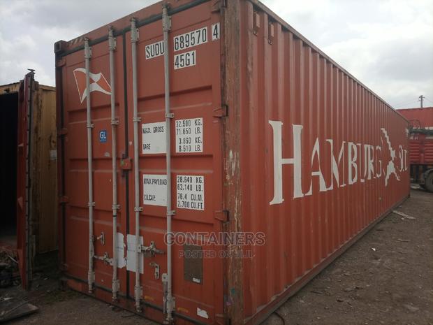 40ft High Cube Dry Shipping Containers for Sale. - thumbnail 3