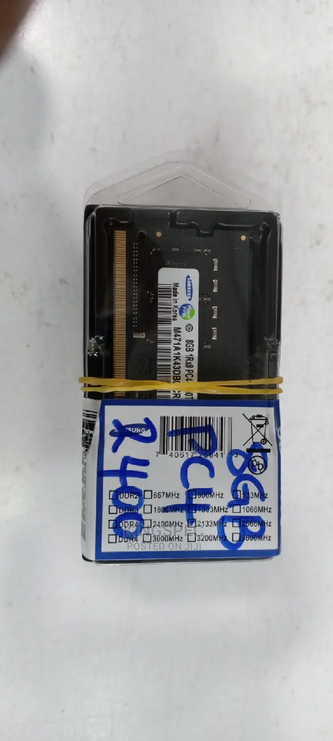 Laptop Memory 8GB DDR4 (PC4) -2400mhz
