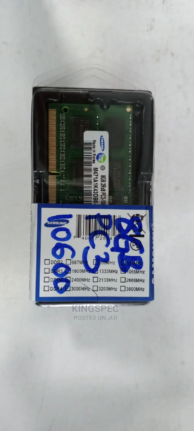 Laptop Memory 8gb Ddr3 (Pc3) 10600mhz