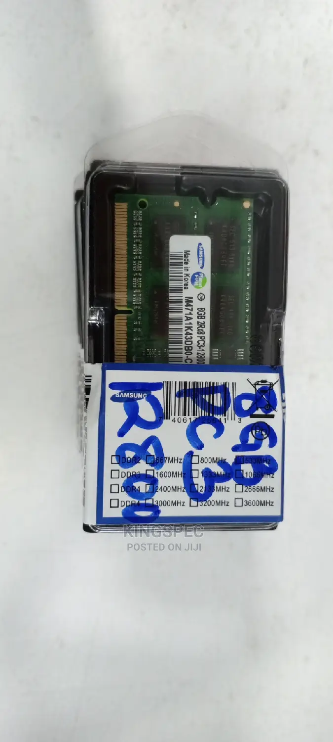 Laptop Memory 8GB DDR3 (PC3) 12800