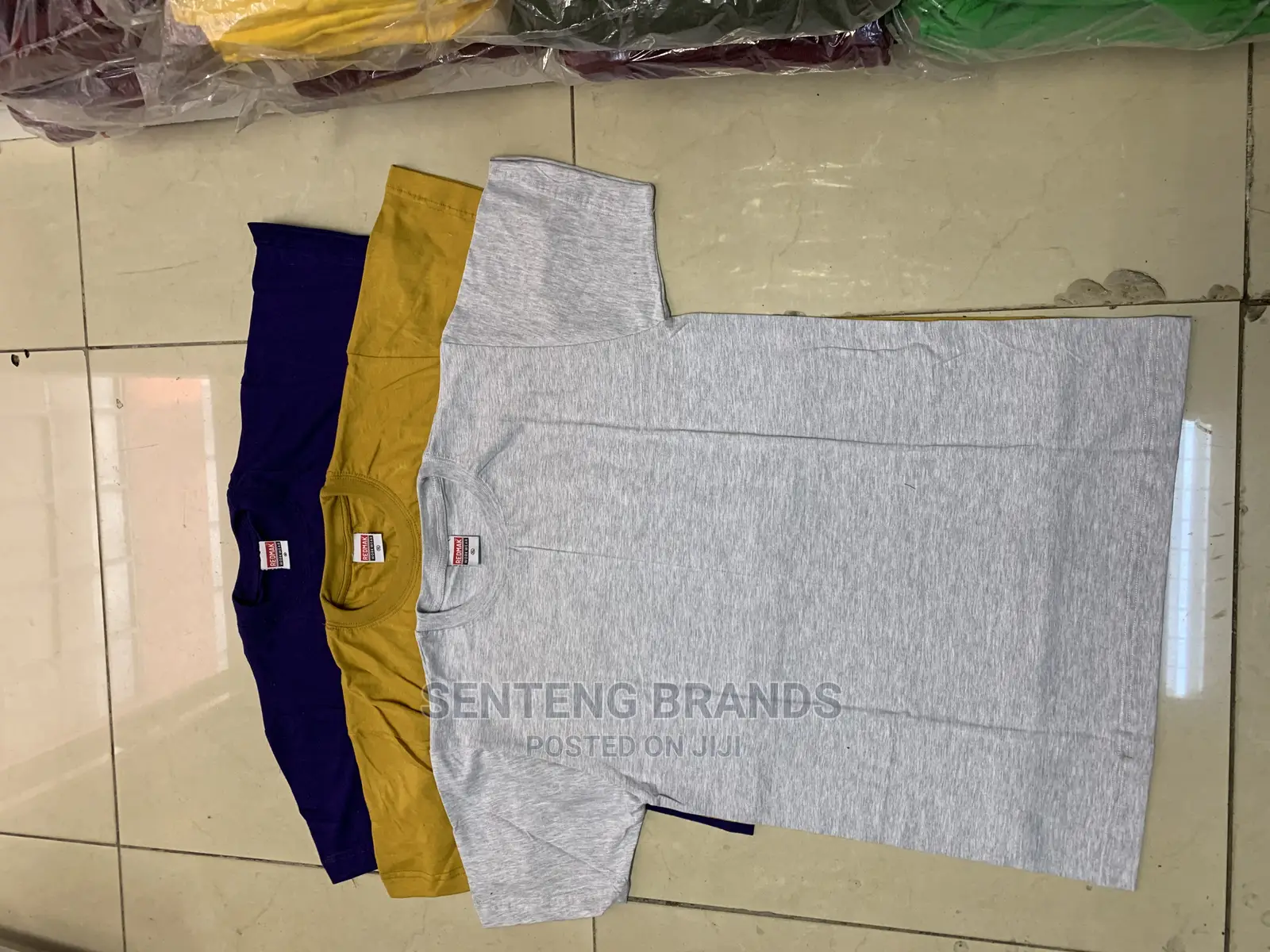 Ash Grey Cotton Plain Tshirt