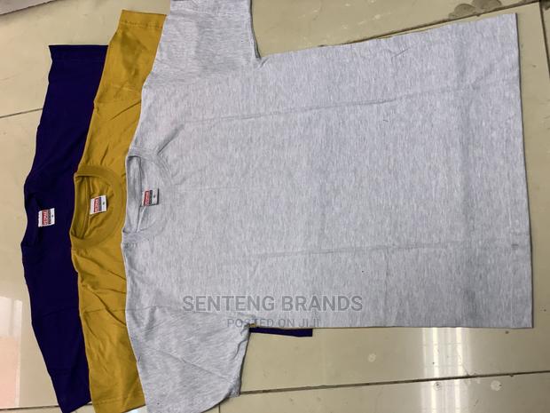 Ash Grey Cotton Plain Tshirt