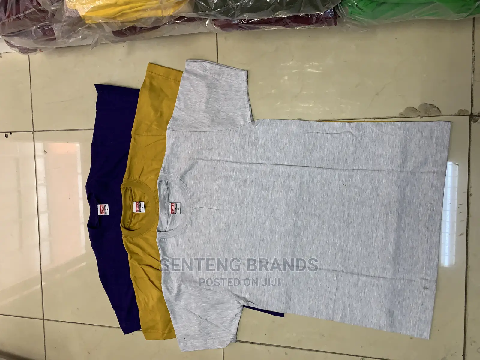Ash Grey Cotton Plain Tshirt