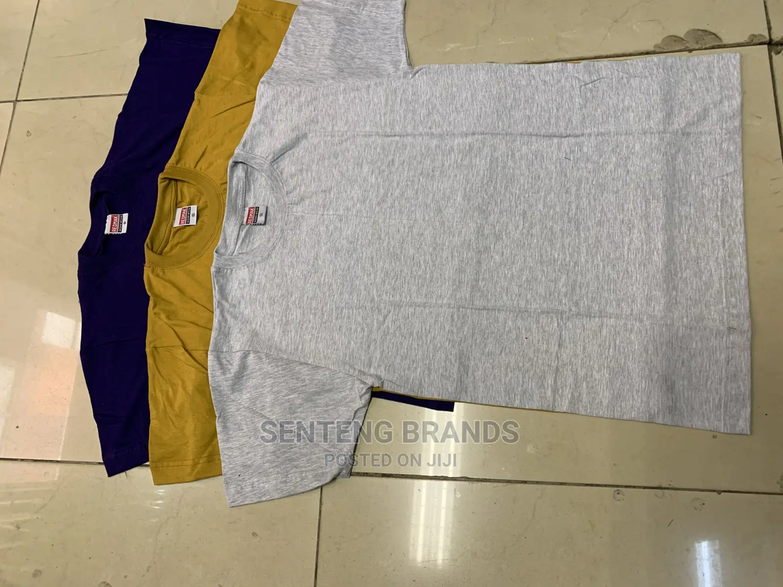 Ash Grey Cotton Plain Tshirt