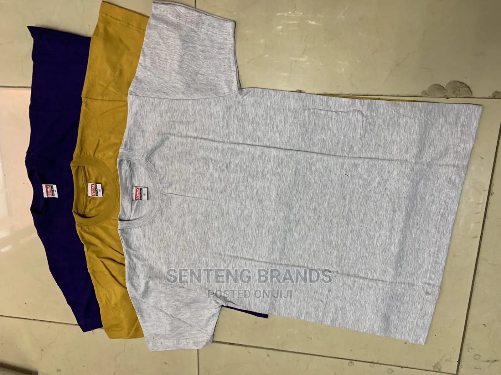 Ash Grey Cotton Plain Tshirt