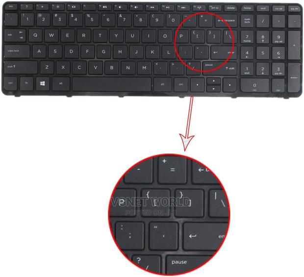 Replacement Keyboard Compatible With HP Pavilion 15