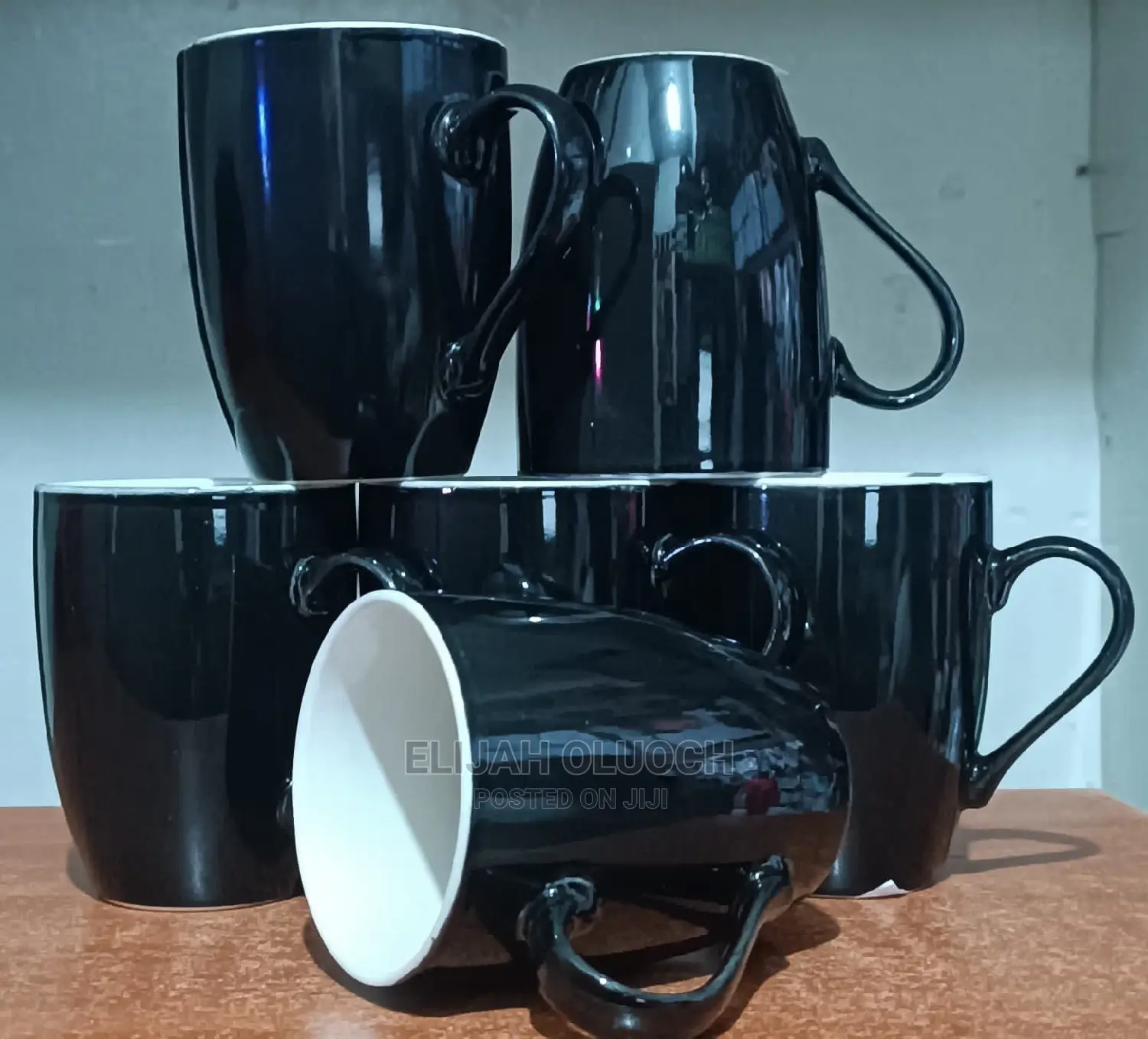 6 Pieces Black Coffee Cup