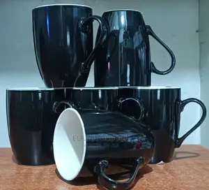6 Pieces Black Coffee Cup