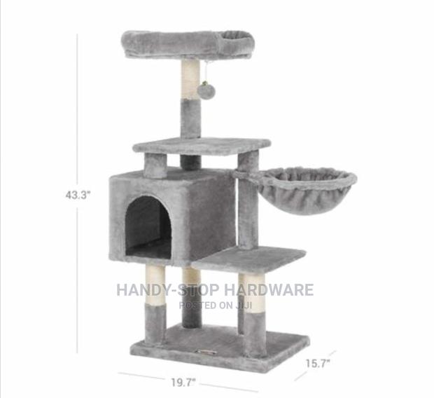 Cat Tree / Cat Tower With House - main view