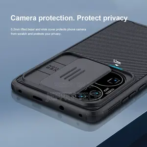 Huawei P50 Pro Case Black Nillkin Camshield