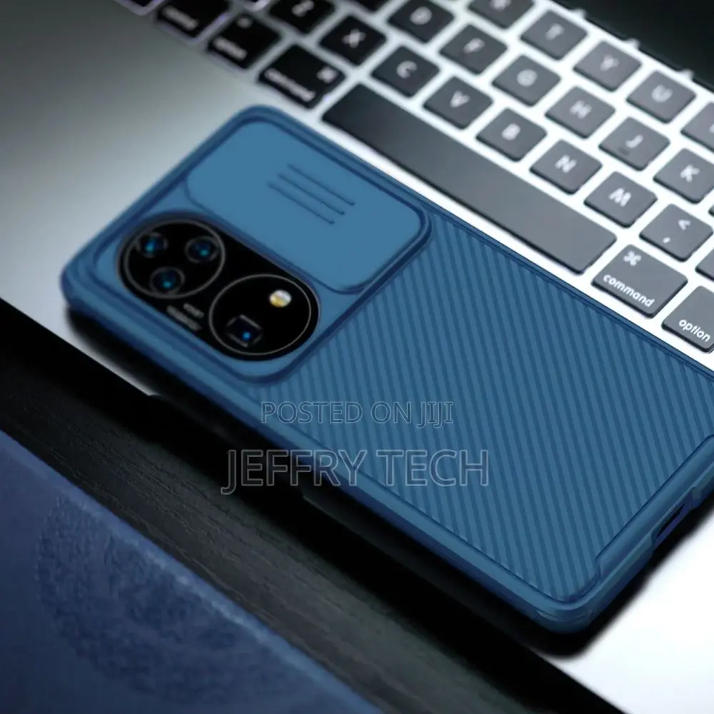 Huawei P50 Pro Case Black Nillkin Camshield