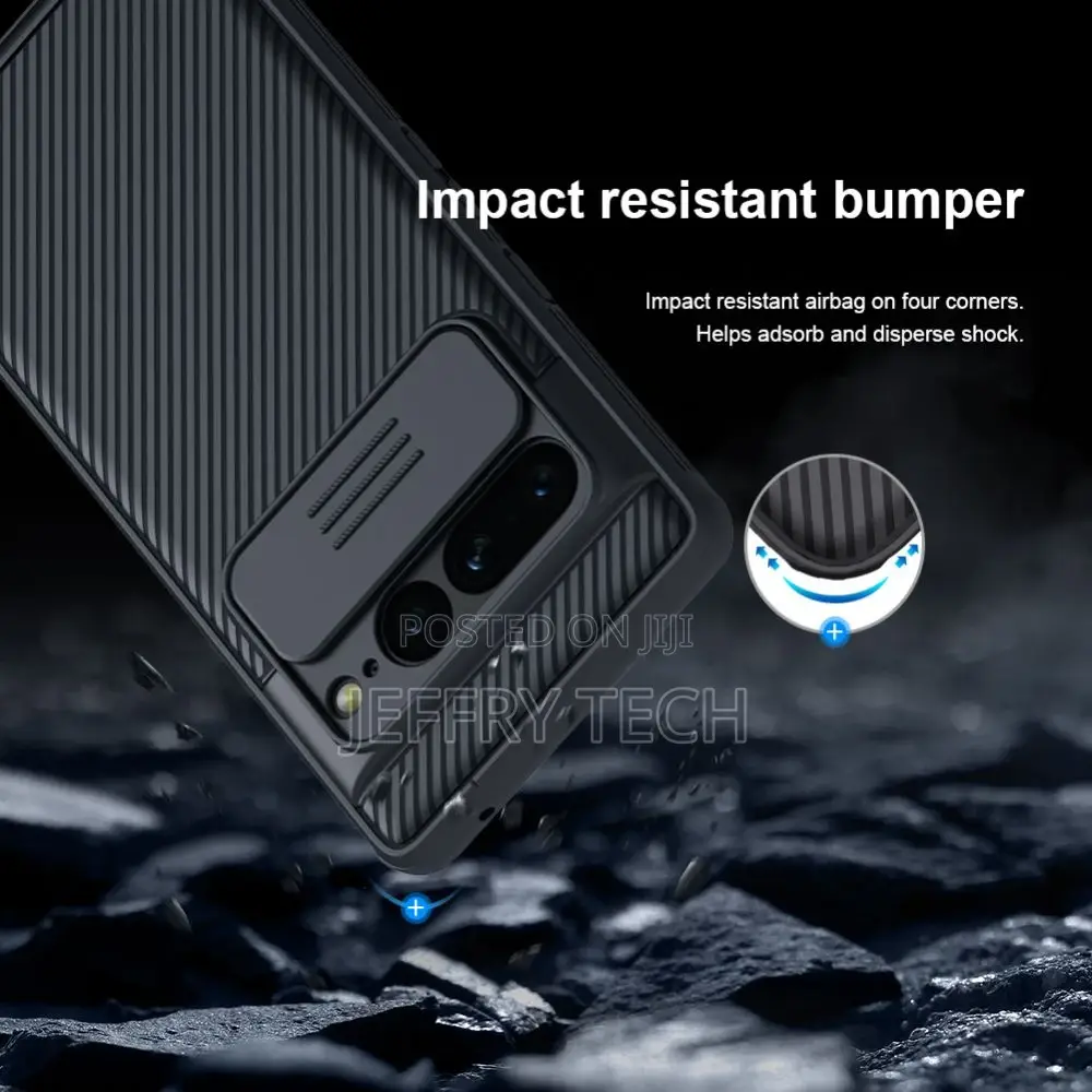 Google Pixel 7 Pro Case Black Nillkin Camshield