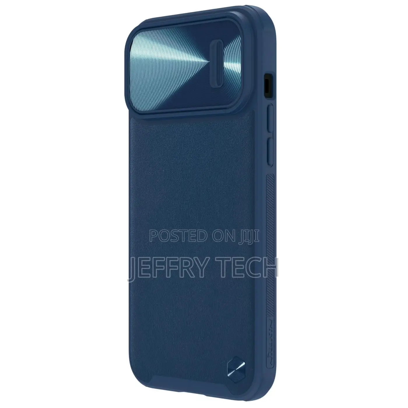 Apple iPhone 14 Pro Case Blue NILLKIN CAMSHIELD LEATHER S
