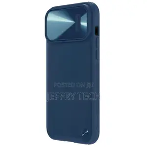 Apple iPhone 14 Pro Case Blue NILLKIN CAMSHIELD LEATHER S