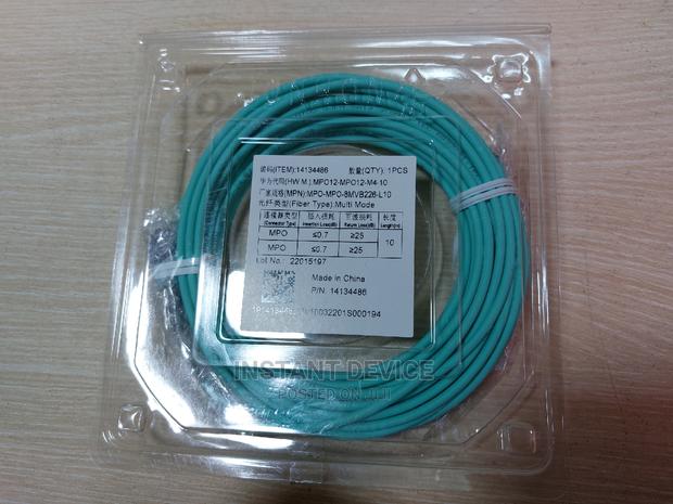MPO to MPO 8-Core Fiber Cable for Multimode QSFP+ - main view