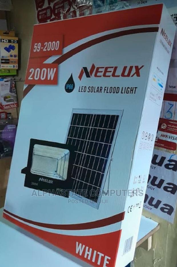 Inexpensive 200w Solar Floodlight Security Lights - main view