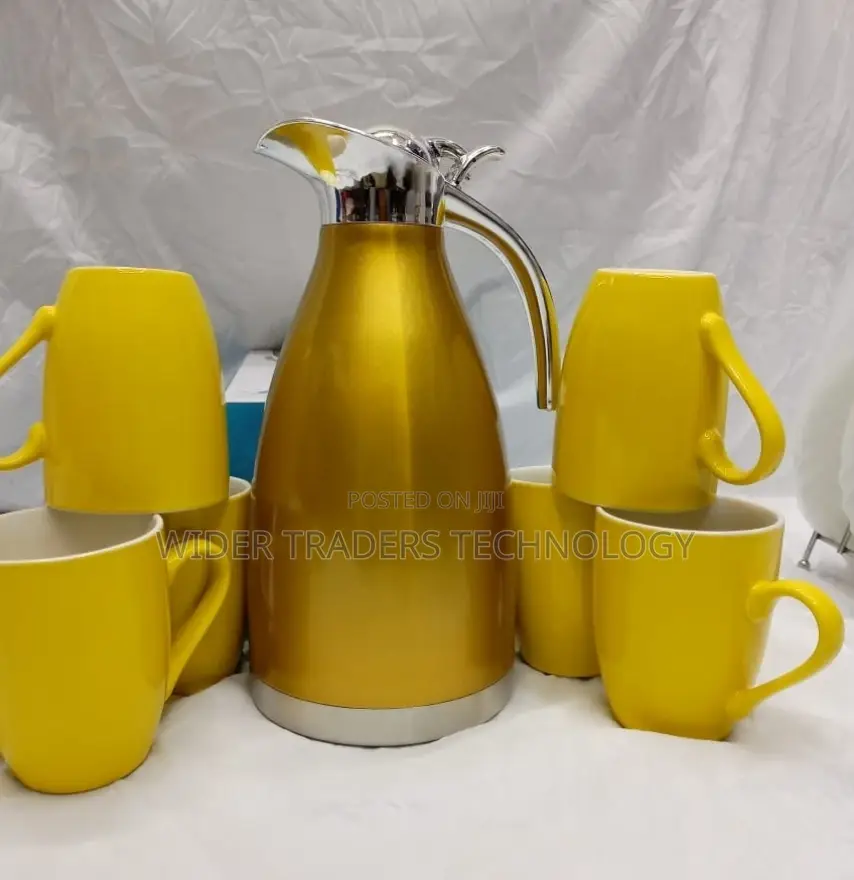 Unbreakable 2 Litres Mug and 6 Cups
