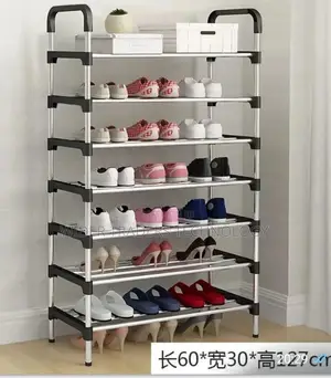 Adjustable Portable Shoerack - 7 Tier
